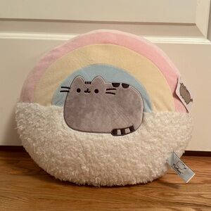 Pusheen rainbow plush pillow! lightly used, still has official tags.